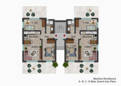 Maslina Residence Zemin Kat
